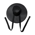 thumbnail image 1 of Sombrero Coreano Gat Tradicional Malla Negra con Cinta Accesorio Joseon Fibra Sintética Suave Adecuado para Espectáculos Escénicos Festivales de Disfr para niños, 1 of 5