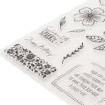 thumbnail image 5 of 10pcs Clear Stamps Flower Leaf Pattern Reusable TPR DIY Decorative Stamps for Card Making Scrapbooking, 5 of 5