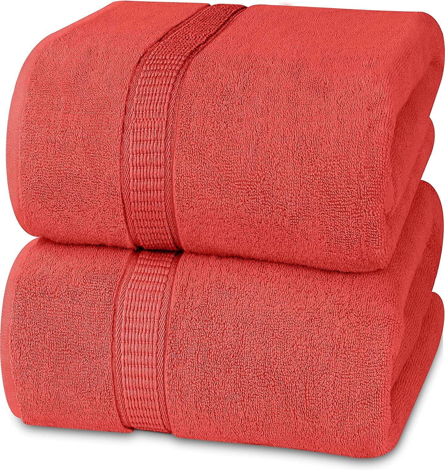 SEISSO Luxury Bath Towels for Bathroom Extra Large Bath Sheets , 2 Pack 63x  35 inches Super Soft Viscose Made from Bamboo Jumbo Bath Towels for Sports,  Hotel, Spa, Beach, Yoga, College