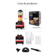 thumbnail image 5 of Licuadora industrial 2 L negra con vaso de abs 110V/220V - Incluye 5 accesorios, 5 of 5