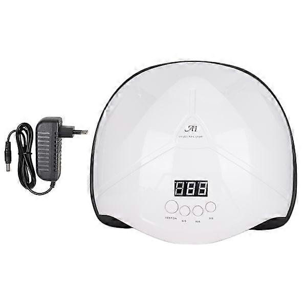 120W Intelligent Timing UV Gel Lamp Nail Curing Machine Nail Polish Dryer Manicure Tool EU Plug