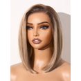 thumbnail image 1 of Peluca de encaje sintético GORGIUS Blonde Bob 30 cm para mujer, 1 of 8