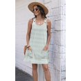thumbnail image 2 of Vestido de verano ETCYY NEW sin mangas con estampado de rayas y bolsillo, 2 of 4