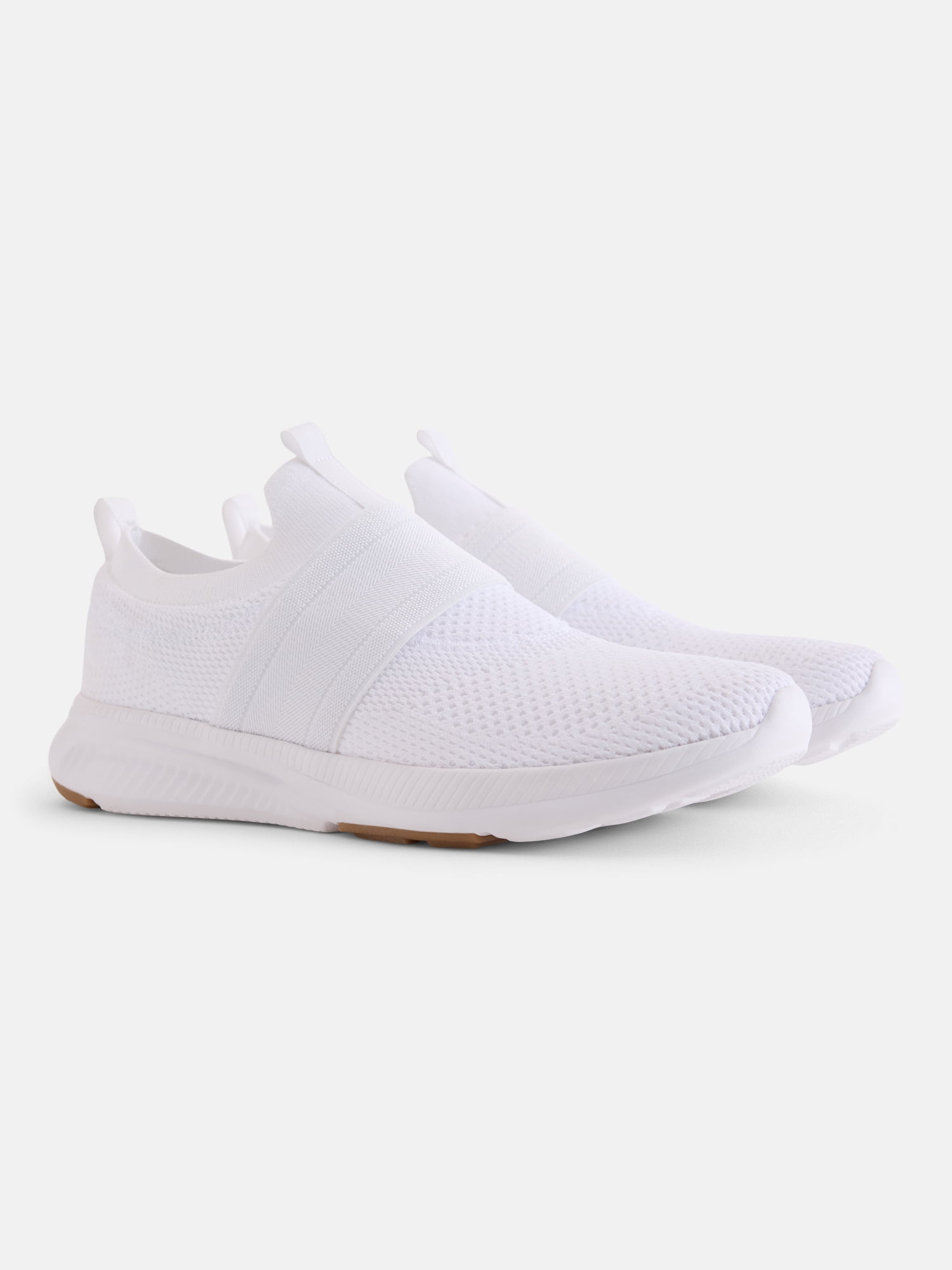 Athletic Works Men's Banded Jogger Slip-On Sneakers, Wide Width Available
