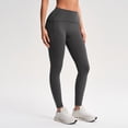 thumbnail image 5 of WAYUTE Womens Leggings Tummy Control Casual Stretchy Fit Solid Color Trousers with Pockets for Sports Running, 5 of 7