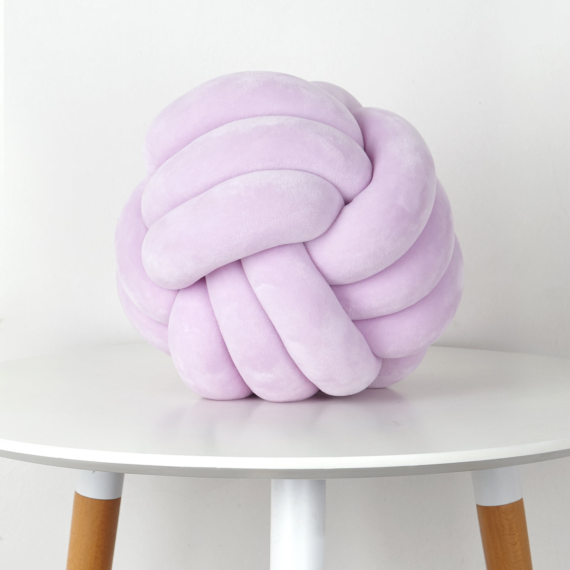 Mainstays Medium Decorative Infinity Knot Pillow, Lavender, Multiple