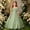 Light Green, variant on KDFJPTH Dresses for Girls Fancy Formal Off Shoulder Solid Color Big Bow Floor Length Gown Party Big Kids Sun Dress