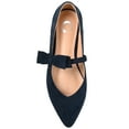 thumbnail image 5 of Journee Womens Aizlynn Ballet Pointed Toe Slip On Dress Flats, Widths Available, 5 of 9