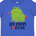 thumbnail image 4 of Inktastic My Poppi Loves Me Grandson Frog Boys Toddler T-Shirt, 4 of 5