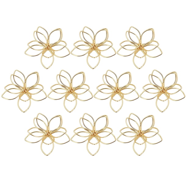 Qarigey 10 piezas de horquilla de alambre para decoración de flores, diadema informal portátil, decoración DIY, accesorios artesanales hechos a mano Accesorios de disfraces Grande Qarigey AP017338-02