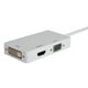 axGear 3 en 1 Mini Port d'Affichage DP à HDMI DVI VGA Câble Adaptateur pour Apple – image 5 sur 8