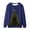 Blue, variant on Mens Christmas Sweater Ugly Christmas Printed Round Neck Long Sleeve Pullover Sweatshirt Top
