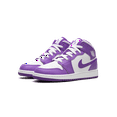 thumbnail image 2 of JORDAN GRADE SCHOOL AIR JORDAN 1 MID GS "White / Purple Venom" DQ8423 511 from Stadium Goods, 2 of 8