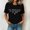 Black, variant on Its Almost As Hot As My Husband Shirt Funny Husband Wife Shirt | Round Neck Short Sleeve Shirts Cute Print Soft Litghtweight Daily Travel Outfits