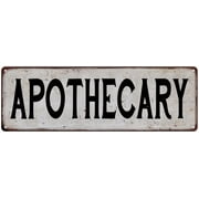 Vintage Apothecary Sign