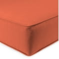 thumbnail image 4 of Jordan Manufacturing Sunbrella 46.5" x 24" Canvas Brick Red Solid Rectangular Outdoor Deep Seat Chair Cushion Set with Welt, 4 of 11