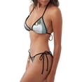 thumbnail image 2 of Balery Funny Cat Pijama Estampado Bikini de Dos Piezas para Mujer - Conjunto de Bikini Ajustable Sexy y Cómodo para Playa, 2 of 6