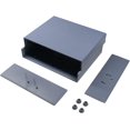 thumbnail image 1 of HUGFEGWE Junction Box Electrical Project Box ABS Plastic Project Box Enclosure Case, Gray 7.56" x 5.91" x 2.56" CA919-115162, 1 of 7