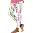 thumbnail image 1 of Pantalones de Yoga de Cintura Alta Corazón de las Mujeres Imprimido Pantalones de Yoga Largos con Tela Elástica, Correr Y Entrenamiento Medias para el Gimnasio, Pantalones Sueltos Casuales para el Us, 1 of 5