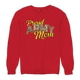 thumbnail image 5 of Proud Army Mom Sweatshirt US Military Family Pride Veteran Patriotic Armed Forces Mother's Day Licensed Crewneck, 5 of 7