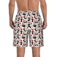 thumbnail image 3 of Naloa Christmas Cat Men's Beach Shorts, Surfing shorts, Swim trunks, Quick Dry Swim Trunks for Surfing Beach Fun - Large, 3 of 9