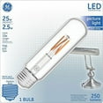 thumbnail image 3 of GE 25 W Equivalent Soft White T10 LED Tube Light Bulb, 3 of 4