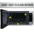 thumbnail image 6 of Farberware 2.2 cu ft Microwave Oven, 1200W Compact Microwave Oven with LED Display, Stainless Steel, 6 of 7
