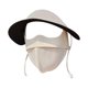 thumbnail image 1 of Mascarilla facial ligera y transpirable con protección total para correr en la playa. blanco, 1 of 9