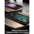 thumbnail image 4 of Poetic Spartan Case for Samsung Galaxy S23 Ultra 5G 6.8 inch, Full Body Rugged Case with Kickstand, Metallic Green, 4 of 5