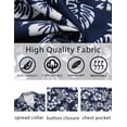 thumbnail image 5 of COOFANDY Men's Hawaiian Shirt Summer Beach Casual Short Sleeve Button Down Shirts Printed Clothing, 5 of 6