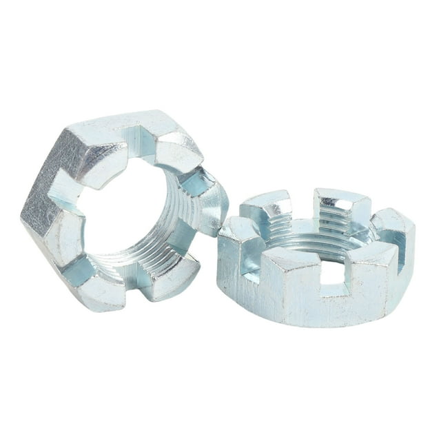 Kit d'Écrou de Remorque de Bateau Kit de Broche 2 Ensembles Écrous de Broche 1 Po Rondelles Goupilles en Acier Inoxydable Galvanisé avec Essieu 1 Po pour Remorques de Bateau et de Pêche