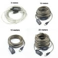 Active usb 2 0 extension cable usb active repeater cord type a male to
