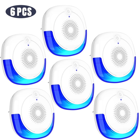 Ultrasonic Pest Repeller,Roach Killer, Ultrasonic Pest Control Mosquito Repellent Indoor for Home, Office, Repel Bugs for Roaches Spiders Flies Mosquitoes bat Fleas Rodents,6 Packs