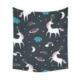 thumbnail image 2 of CADecor Seamless Pattern, Unicorns Theme Home Decor Tapestry Wall Art Wall Tapestry 60x90 Inches, 2 of 2