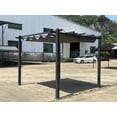 thumbnail image 5 of AOILE Aluminum Pergola – Outdoor Pergola with Adjustable Canopy, Reinforced Metal Frame for Backyard, Garden, and Deck, 5 of 8