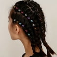thumbnail image 4 of CXHEGBEJ 50pcs Hair Jewelry Decoration Clips for Women, Colorful Aluminum Adjustable Metal Hair Rings Accessories for Braids, Dreadlocks, Beads, Cuffs, Rings & ClipsSilver 50pcs, 4 of 6
