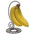 Home Basics Scroll Collection Sturdy Steel Banana Holder Hook Tree