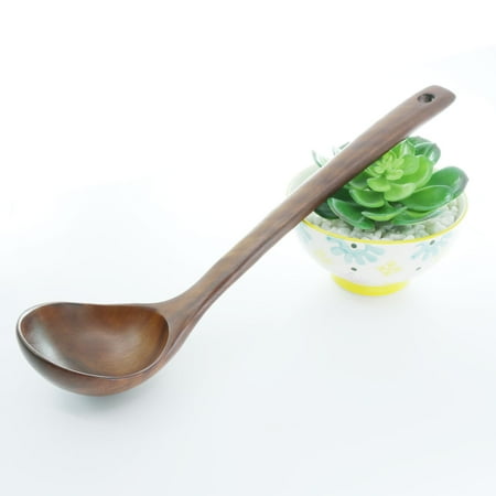 - The Elixir Eco Green Natural Wooden Spoon Kitchen Soup Ladle Kitchen Soup Spoon Porridge Spoon Kitchen Sauces Soups Cooking Tools (1 PCS)