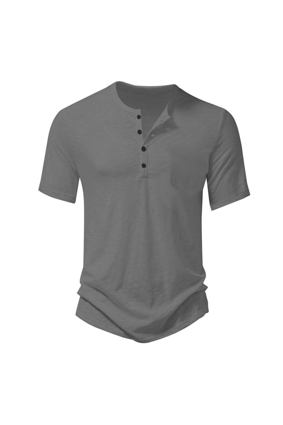 Men's Casual T Shirts Short Sleeve Solid Color Button Up Tee For Daily Wear Outdoor Activities Spring Summer Comfortable Top Mens Polyester Spandex Shirt Striped Long Sleeved Shirt Men Mens Running