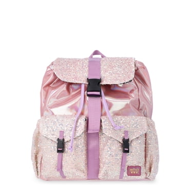 Justice Girls' Sequin Rucksack Backpack