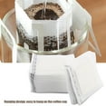 thumbnail image 1 of 50pcs Hanging Cup Disposable Filter Bags Non Woven Drip Coffee Making Tool, 1 of 8