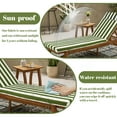 thumbnail image 5 of SDJPOI Outdoor Chaise Lounge Cushions, Patio Chaise Cushion with Headres for Pool Sand Beach, 5 of 6