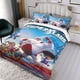 thumbnail image 3 of SuperKlaus Conjunto de sábanas temático, trío de piezas, cómodo y amigable con la piel, diseño único, regalo de decoración para el hogar para familiares, amigos y fans,173cm *218cm, 3 of 6