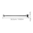 thumbnail image 2 of Tringle à Rideau Extensible en Acier Inoxydable Robuste Tringle Télescopique Réglable Sans Perçage Installation Séparateur de Pièce pour Douches, 2 of 5