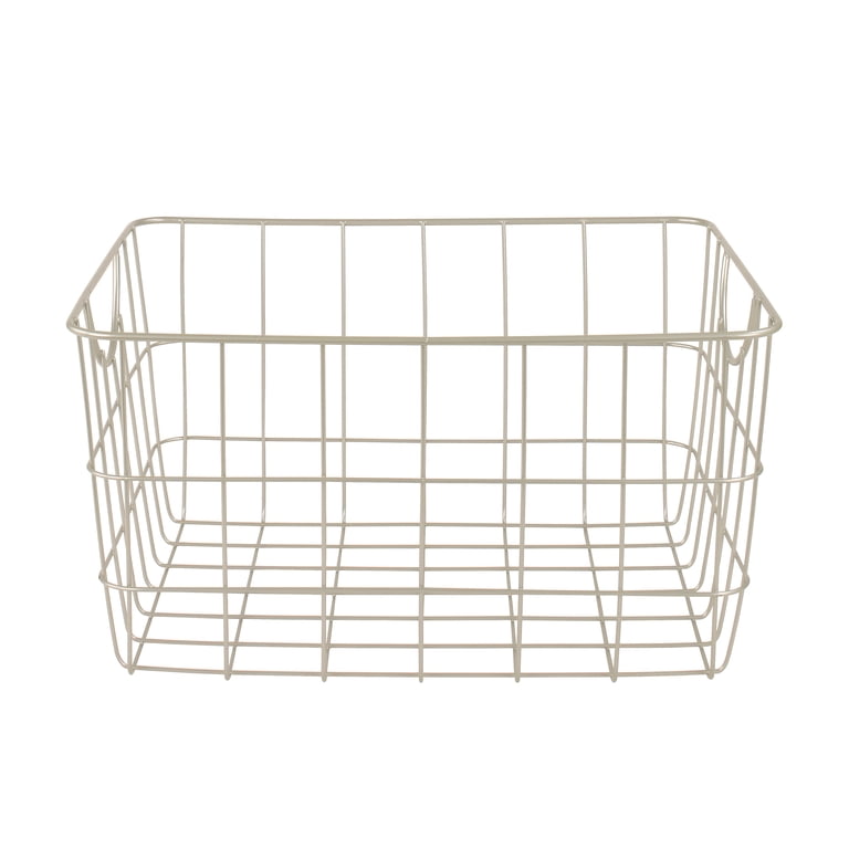 Spectrum Diversified Steel Utility Wire Storage Basket - Satin