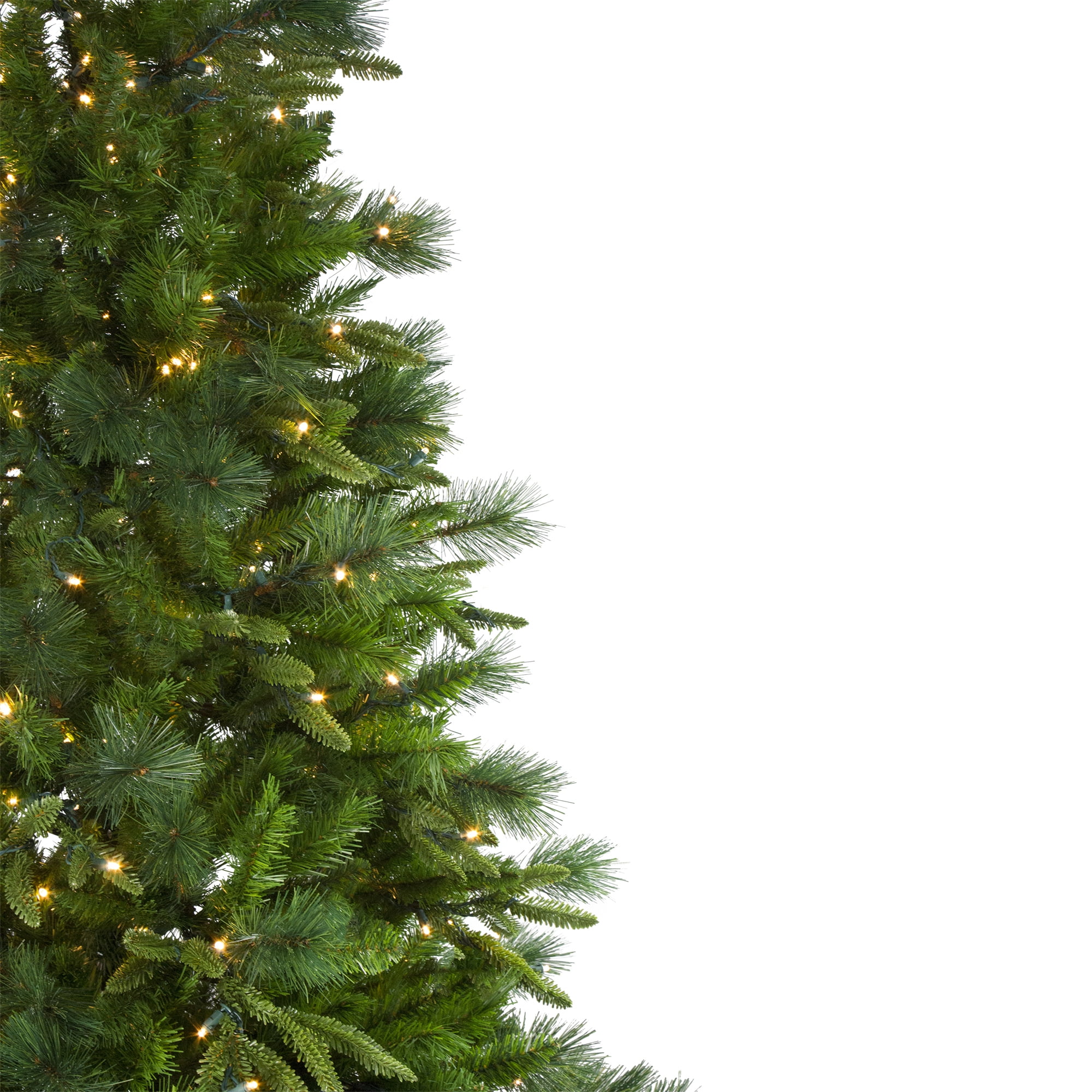 7.5' Pre-Lit Full Mixed Colorado Pine Artificial Christmas Tree - Warm White LED Lights