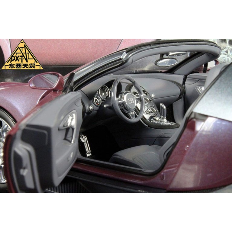 Miniature Minichamps 1/43 - Bugatti Veyron Grand Sport 2009 - Couleur Graphite/Violet - Occasion