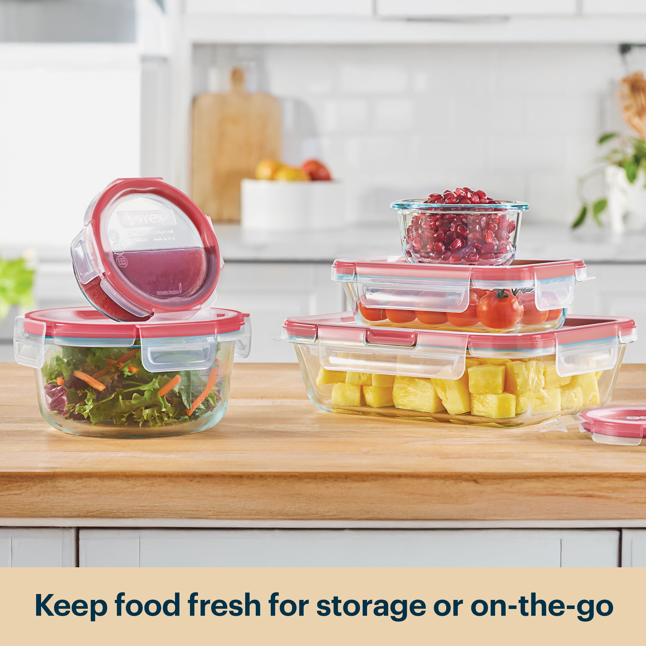 (3 pack) Pyrex® Freshlock 10-pc Glass Storage Set