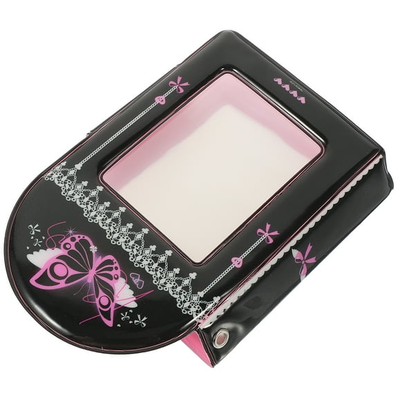 ifundom Black PVC Photo Album with Fun Design, and Stylish, Perfect for Photos and Memories