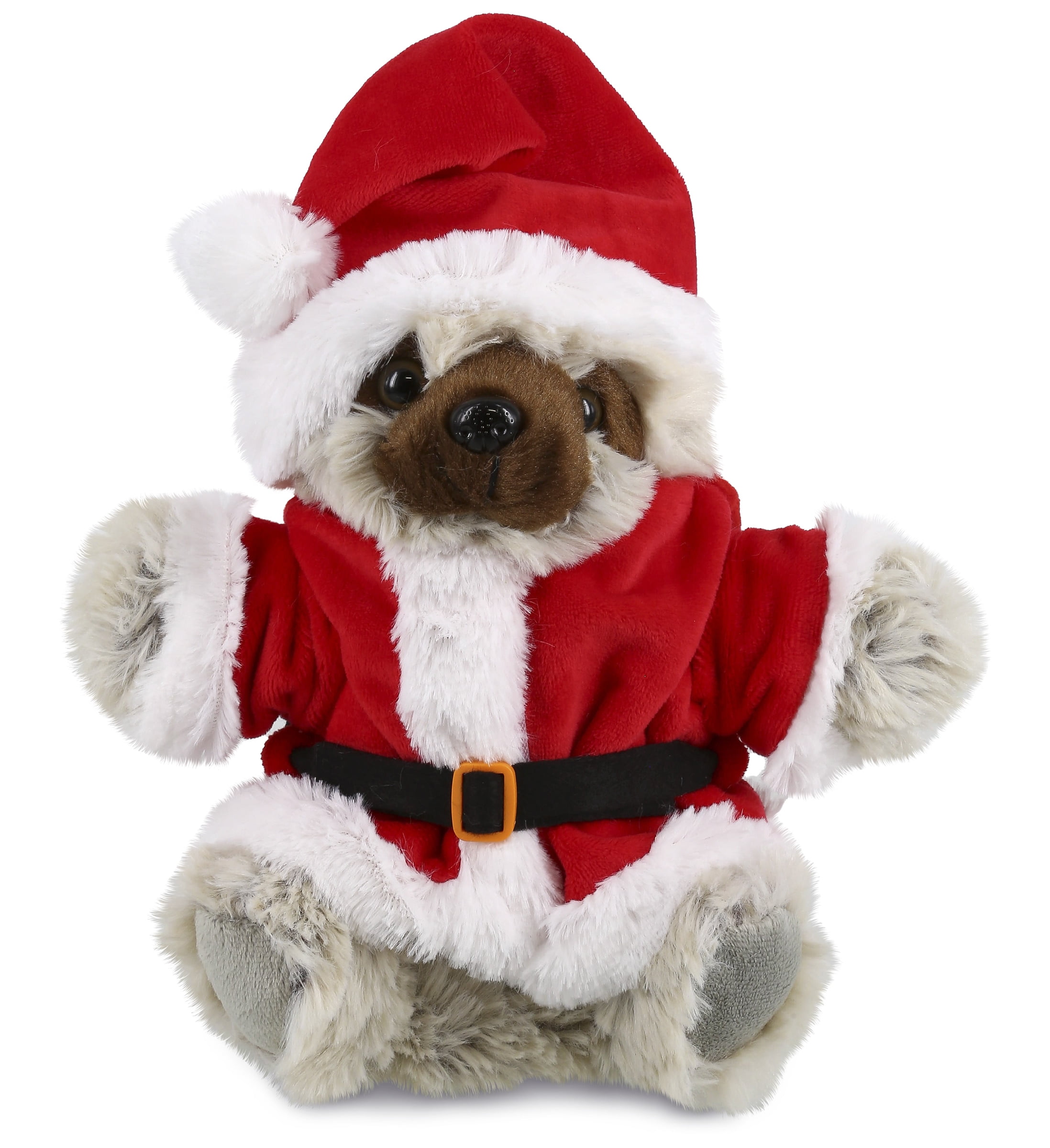 DolliBu Santa Sloth Stuffed Animal Plush Hand Puppet - Super Soft Wild  Animal Dress Up with Red Santa Claus Outfit, Cute Holiday Christmas Gift -  9 Inches 